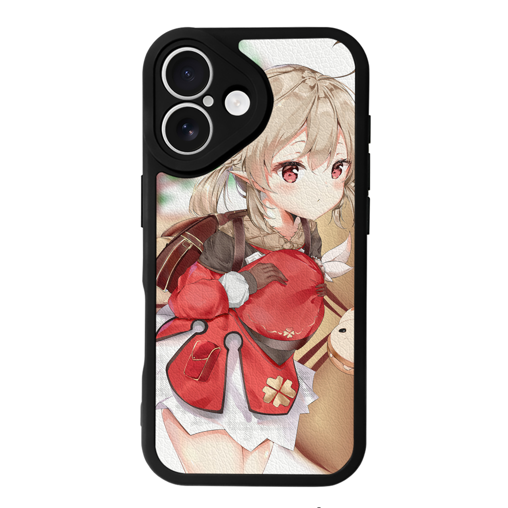 げんし神 genshin 【iPhone 16シリーズ対応】シリコンスマホケース（レザー調） 材質：シリコン